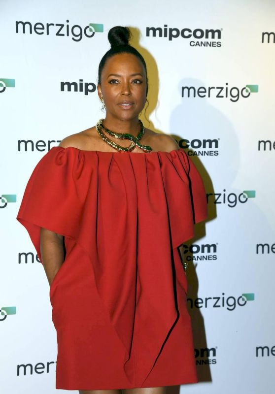 Aisha Tyler Dazzles in Red at MIPCOM Cannes!
