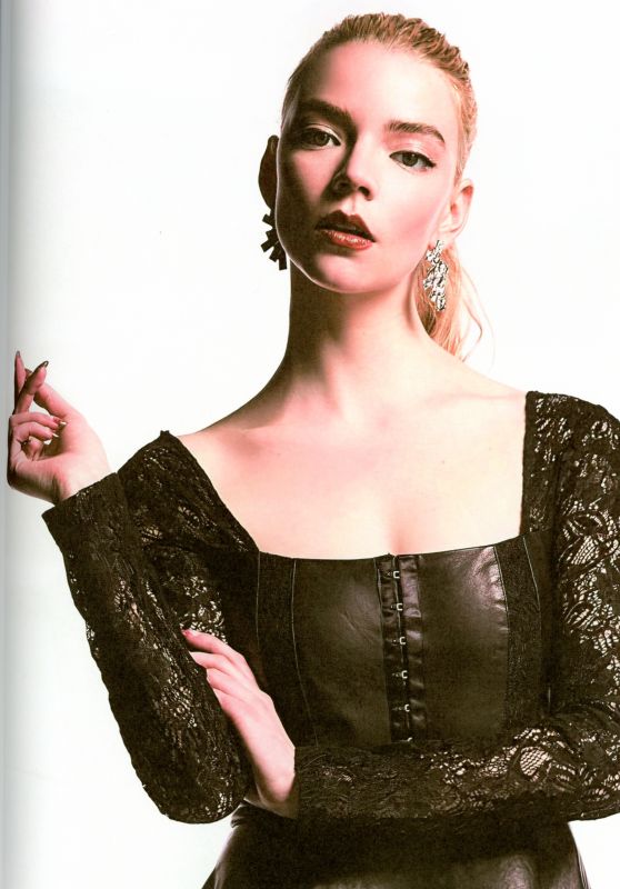 Anya Taylor-Joy: A Vision in Black Lace and Leather