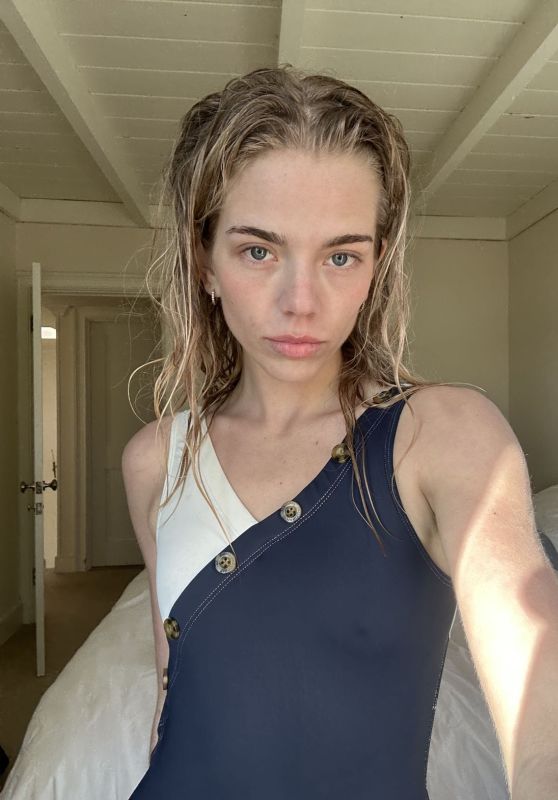 Becca Means: Fresh-Faced and Fabulous in a Chic New Swimsuit