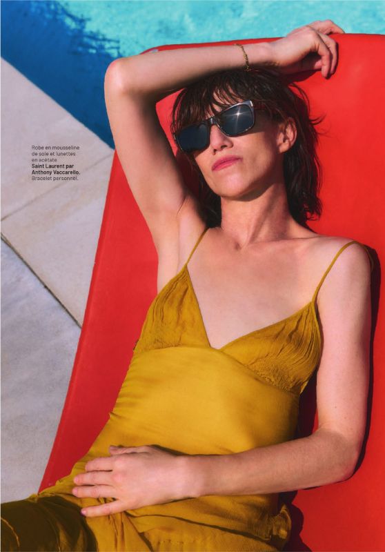 Charlotte Gainsbourg: Sun-Kissed and Effortlessly Chic by the Pool