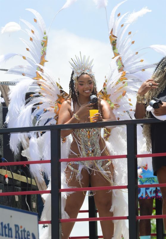 Chloe Bailey: A Vision of Carnival Royalty at Crop Over!