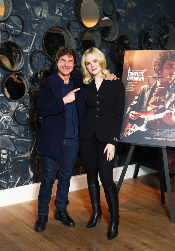 Elle Fanning:  Tom Cruise