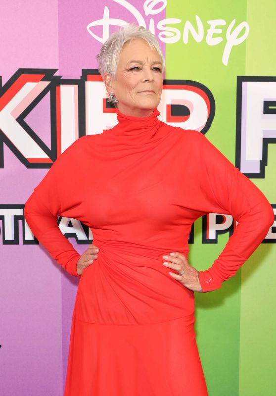 Jamie Lee Curtis Dazzles in Red at "Freakier Friday" Premiere