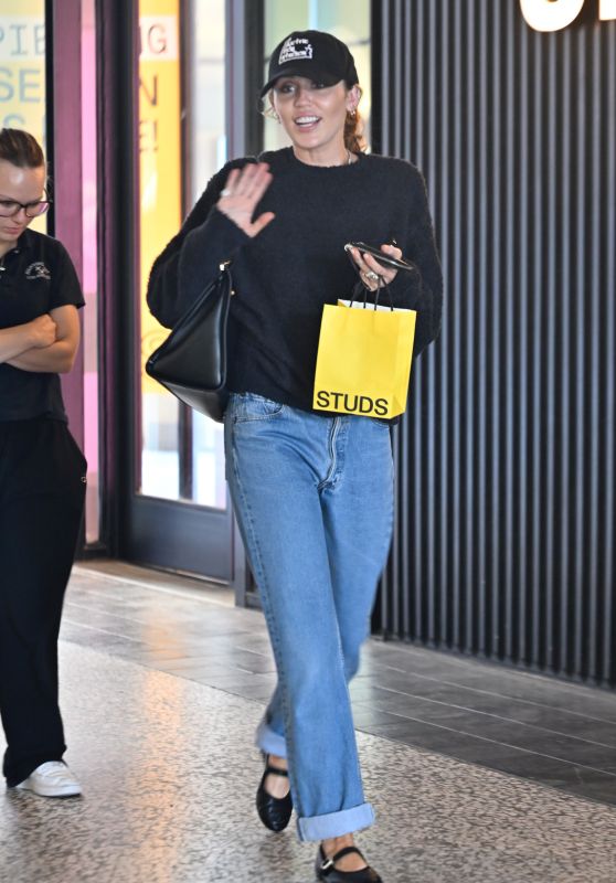 Miley Cyrus: Casual Chic and Studs in West Hollywood