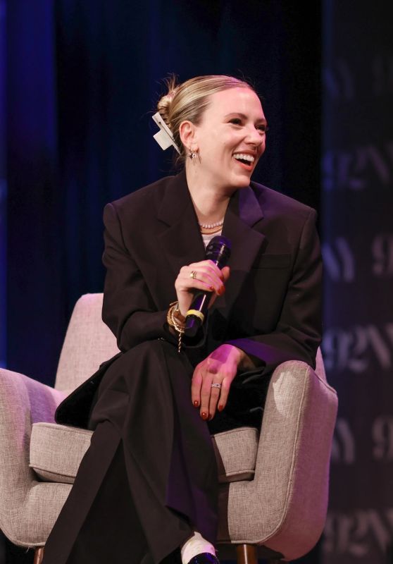 Scarlett Johansson: Chic & Chatty at NYC Screening